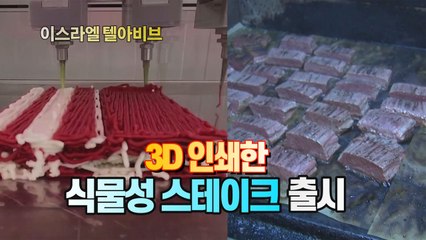 [세상만사] 이스라엘 스타트업 회사, 3D 프린터로 만든 '대체 육류' 출시 / YTN