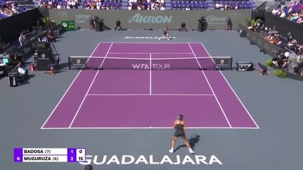 Masters - Muguruza en finale sans trembler