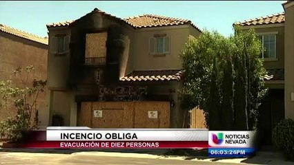 Diez desalojados