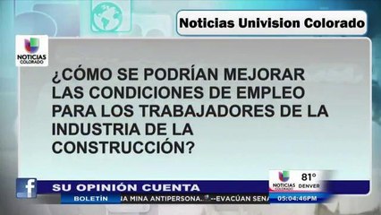 Su opinión cuenta: condiciones laborales