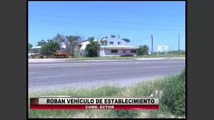 Un robo vehicular en el condado ector termino con una persona gravemente herida