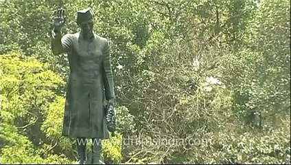 Netaji's statue near Vidhana Soudha _ Bangalore