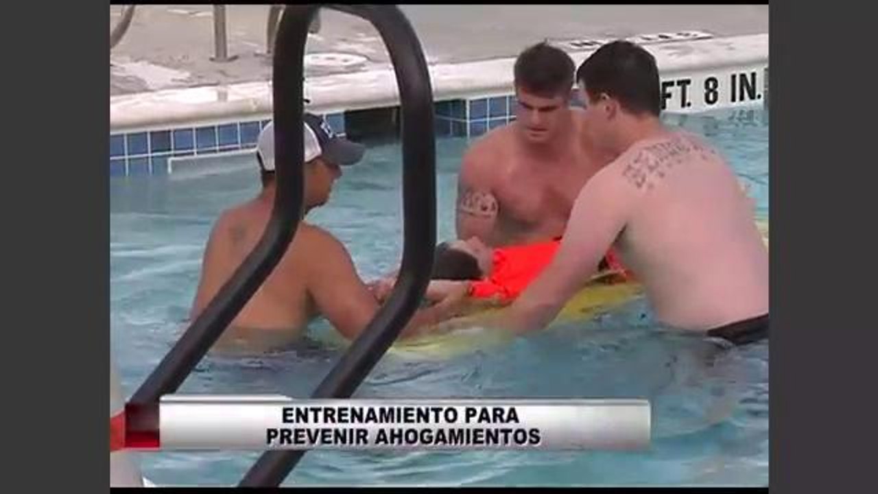Entrenamiento para prevenir ahogamientos