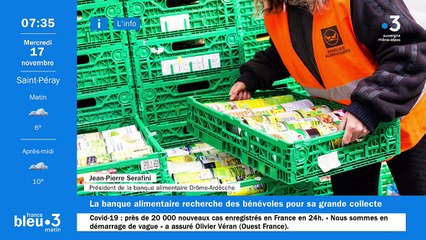 17/11/2021 - Le 6/9 de France Bleu Drôme Ardèche en vidéo