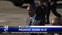President Obama in San Francisco.