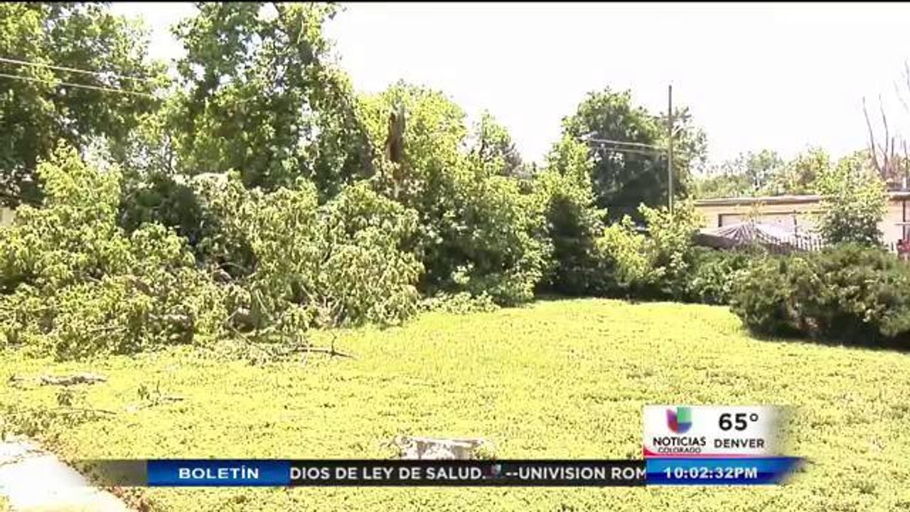Destrozos del tornado