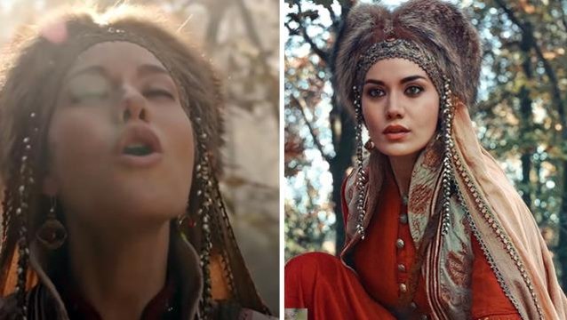 Fahriye Evcen, Alparslan Büyük Selçuklu dizisinde uludu; espriler havada uçuşuyor