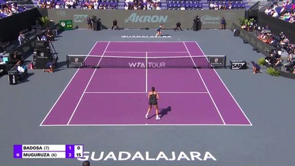 Masters - Muguruza en finale sans trembler