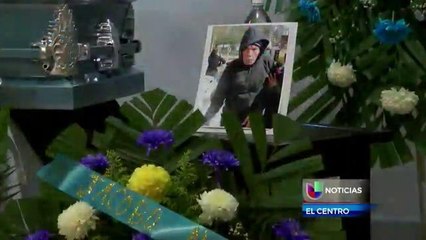 Ultimo adiós a una de las victimas del incendio en asilo