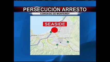 Persecucion policial termina en ciudad de la Bahía de Monterey
