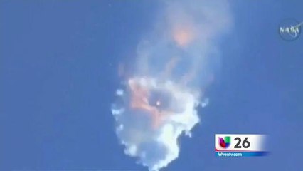 Fallido despegue del cohete Falcon 9