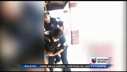 Arresto violento captado en cámara