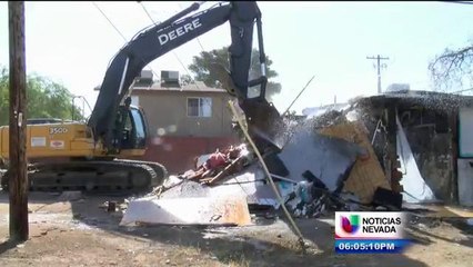 Demuelen Residencias Abandonadas en North Las Vegas