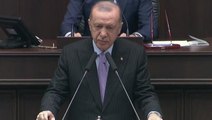Cumhurbaşkanı Erdoğan, parti grubundaki konuşmasına Sezai Karakoç'un şiiriyle başladı