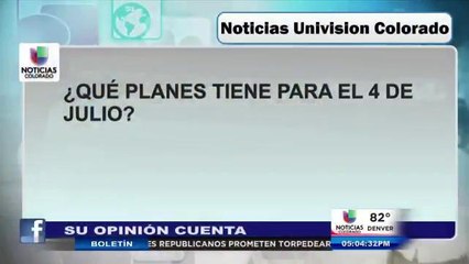 Su opinión cuenta: festejos del 4 de julio