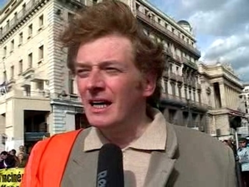 Manif contre incinérateur Marseille municipales 2008