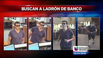 Policía busca ladrón de banco en Henderson