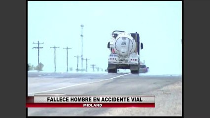 Fallece hombre en accidente vial