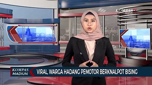 Viral, Warga Hadang Pemotor Berknalpot Bising