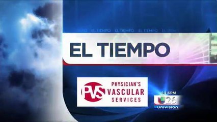 Pronóstico del Tiempo: Lunes 29 de Junio 5pm
