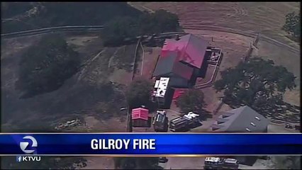 Fire Burns 16 Acres Near Gilroy County Lake Park