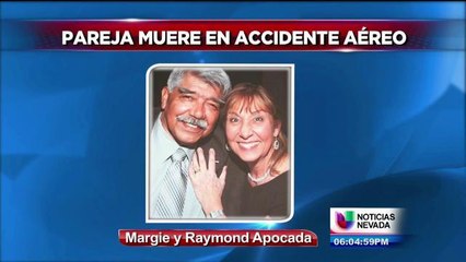 Muere pareja de Sparks en accidente aéreo