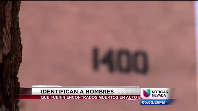 Identifican a Hombres que encontraron muertos en un auto