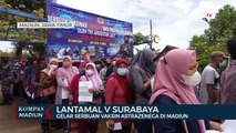 Lantamal V Surabaya Gelar Serbuan Vaksin Astrazeneca Di Madiun