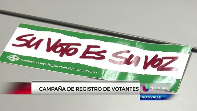 Campaña para registrar a votantes