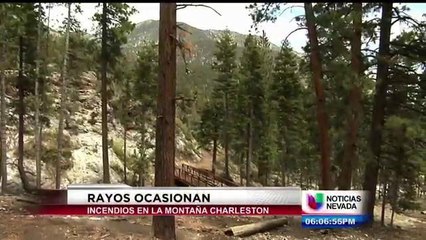 Relámpagos causan fuegos