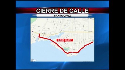 Cierre de calles en Santa Cruz