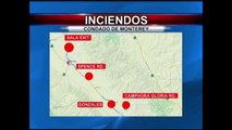 Los bomberos combaten incendios en Salinas