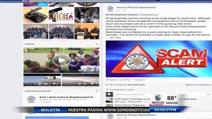 Fraude a pequeños negocios en Aurora