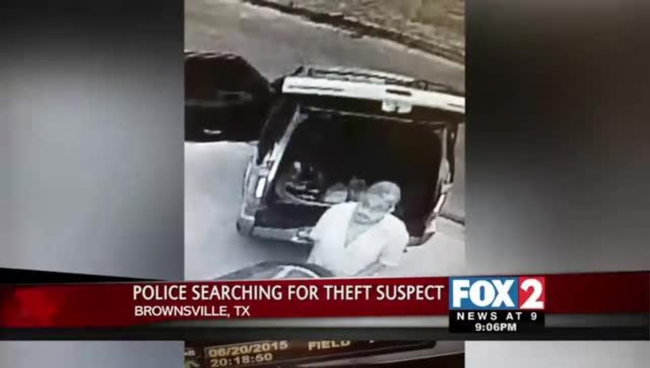Man Caught on Camera Stealing BBQ Grill