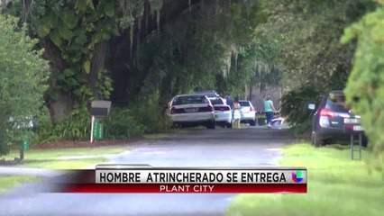 Hombre atrincherado en Plant City