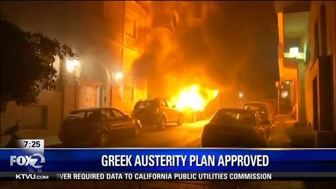 Greek Austerity Plan Approved, Causes Major Protests