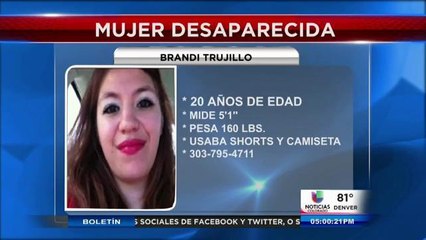 Mujer desaparecida en el Condado Arapahoe