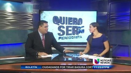 Las Vegas(Entravision) Reportaje: "Quiero ser...periodista"