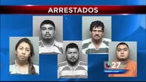 Una Mujer y Cuatro Hombres Arrestados en Decomiso de Drogas