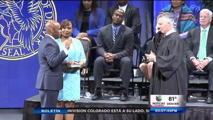 Toma protesta Alcalde de Denver