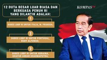 Presiden Jokowi Lantik Panglima TNI, KSAD, Kepala BNPB dan 12 Dubes