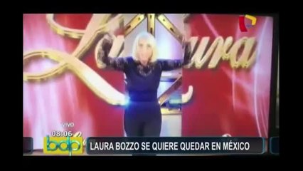 LAURA BOZZO NO SE VA DE MEXICO