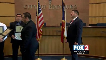 Eight Edinburg Officers Awarded Purple Heart