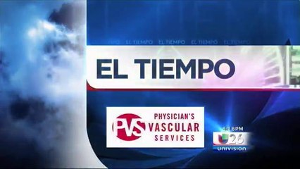 Pronóstico del Tiempo: Lunes 27 de Julio 5pm