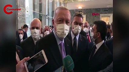 Yüzde 50+1 açıklaması: Erdoğan Meclis'i işaret etti