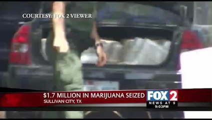 $1.7 Million in Marijuana Seized, Suspect Fled Scene