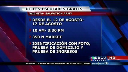 Útiles escolares gratis