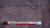 Buscan evitár robo de placas de metal en Juárez