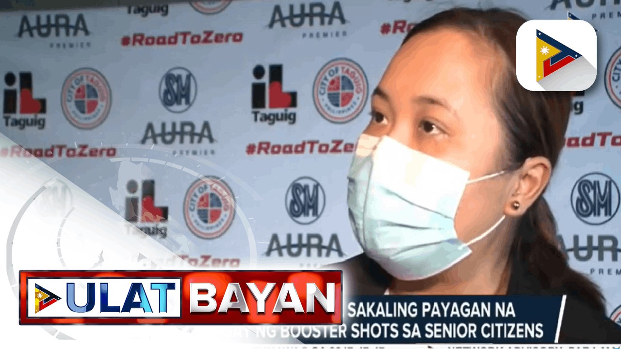 Taguig LGU, nakahanda sakaling payagan na ang pagbibigay ng booster shots sa Senior Citizens; Nasa 20-K healthcare workers naman sa lungsod, kwalipikadong mabigyan ng booster shots