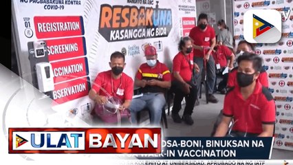 PHL Red Cross sa EDSA-Boni, binuksan na para sa walk-in vaccination
